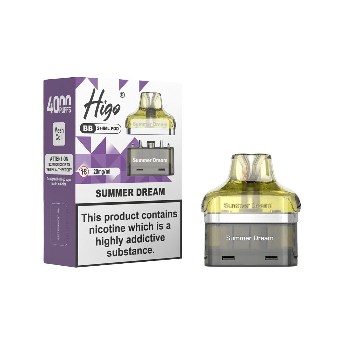 Higo BB 4000 Prefilled Pod