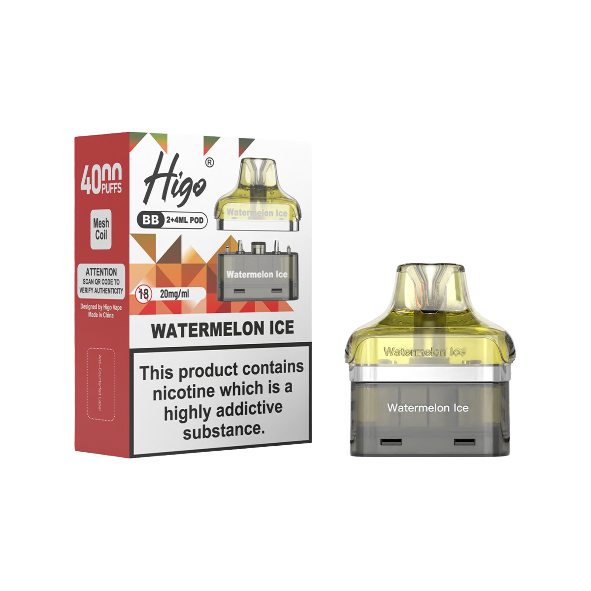 Higo BB 4000 Prefilled Pod