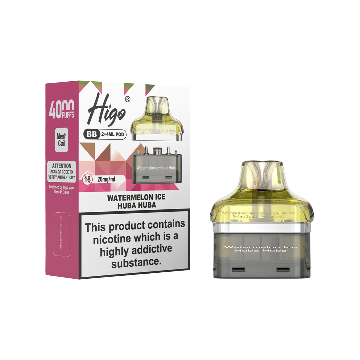 Higo BB 4000 Prefilled Pod