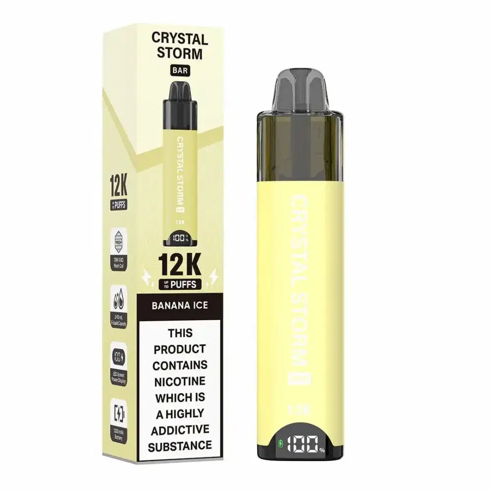 Crystal Storm Bar 12k Prefilled Pod Kit 20mg