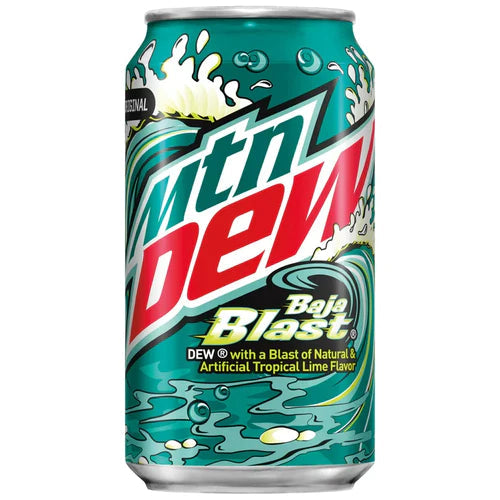 Mountain Dew Baja Blast Can 355ml