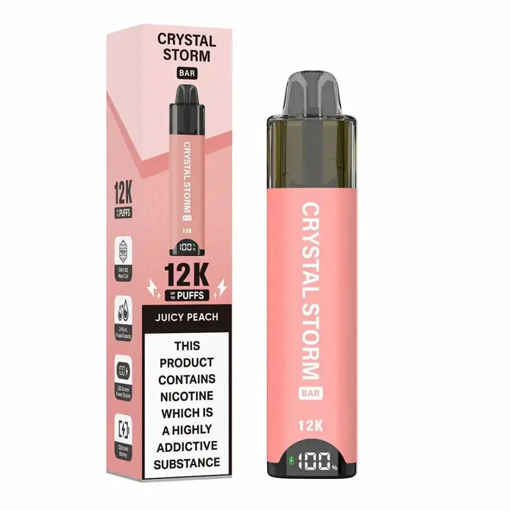 Crystal Storm Bar 12k Prefilled Pod Kit 20mg