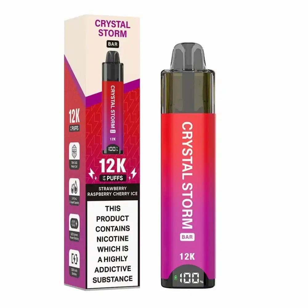 Crystal Storm Bar 12k Prefilled Pod Kit 20mg