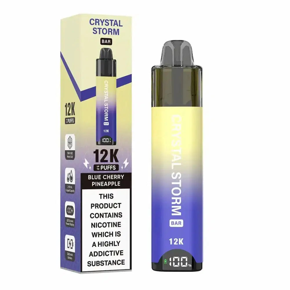 Crystal Storm Bar 12k Prefilled Pod Kit 20mg