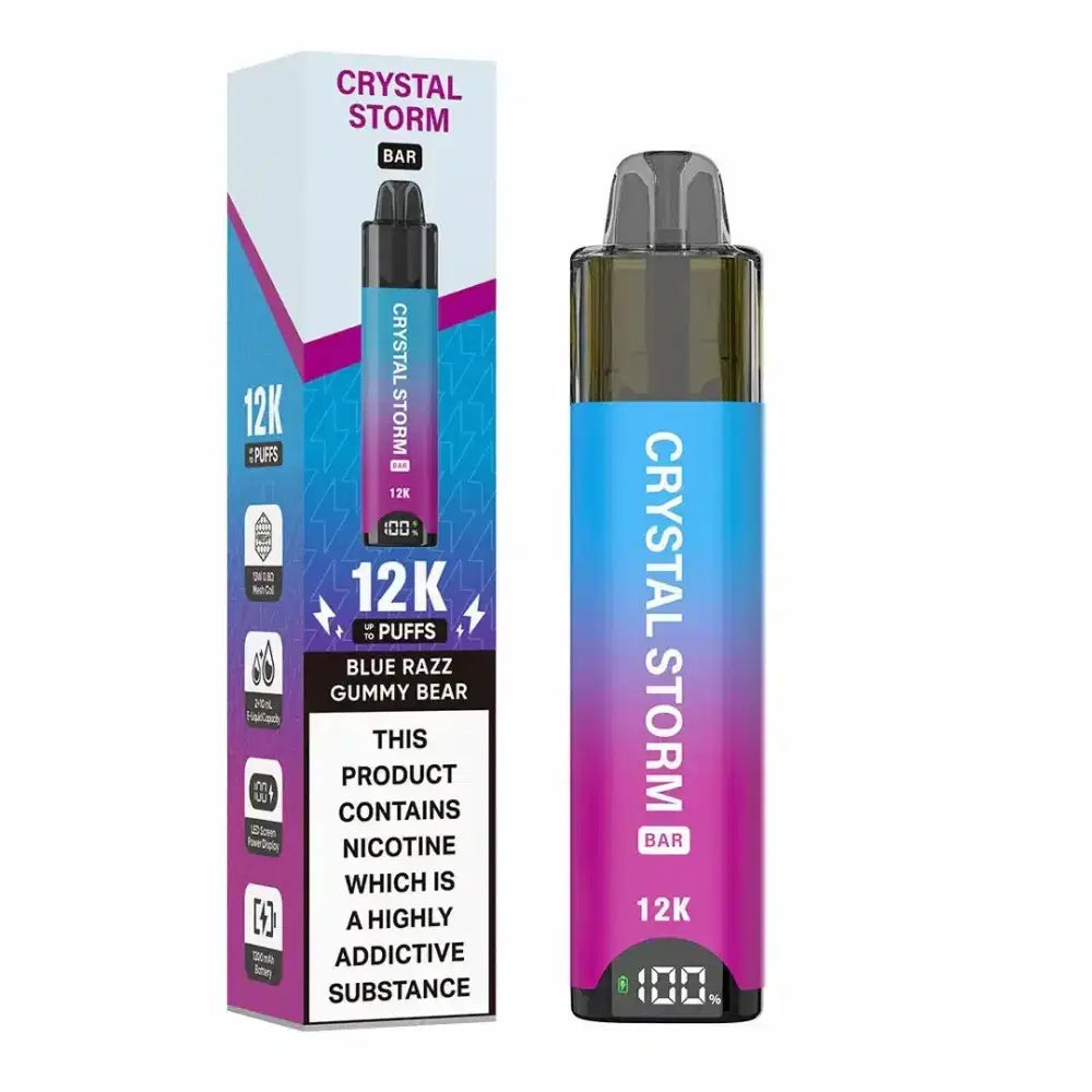 Crystal Storm Bar 12k Prefilled Pod Kit 20mg