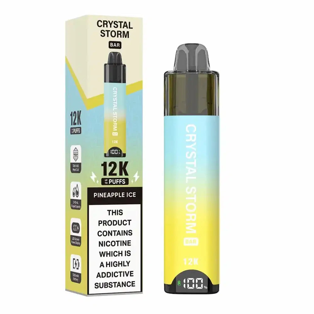Crystal Storm Bar 12k Prefilled Pod Kit 20mg
