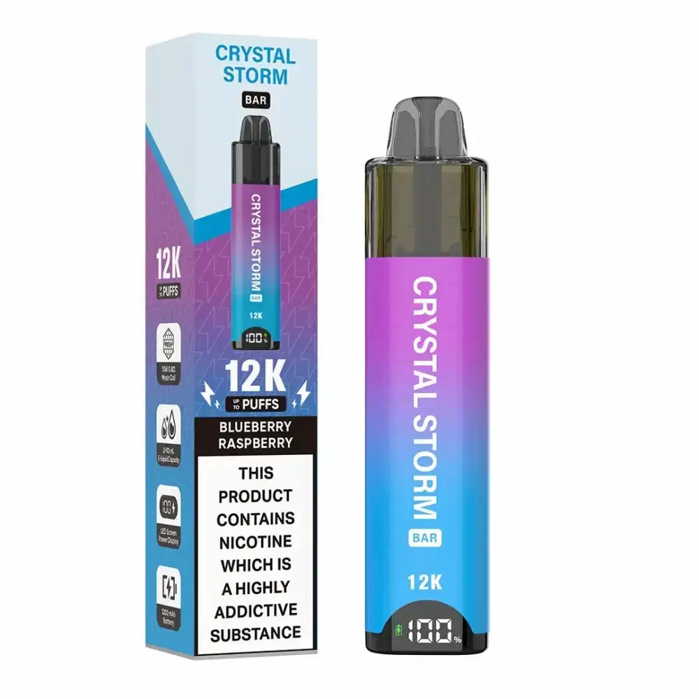 Crystal Storm Bar 12k Prefilled Pod Kit 20mg