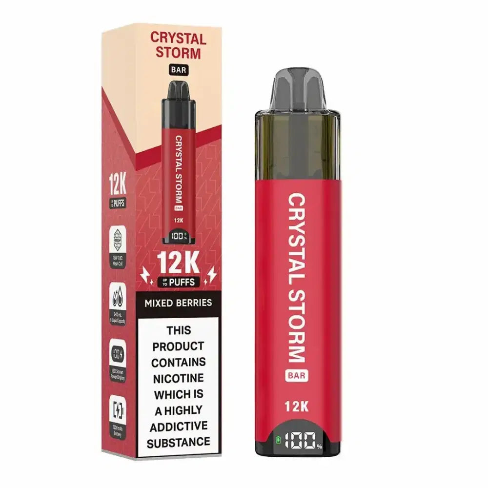 Crystal Storm Bar 12k Prefilled Pod Kit 20mg