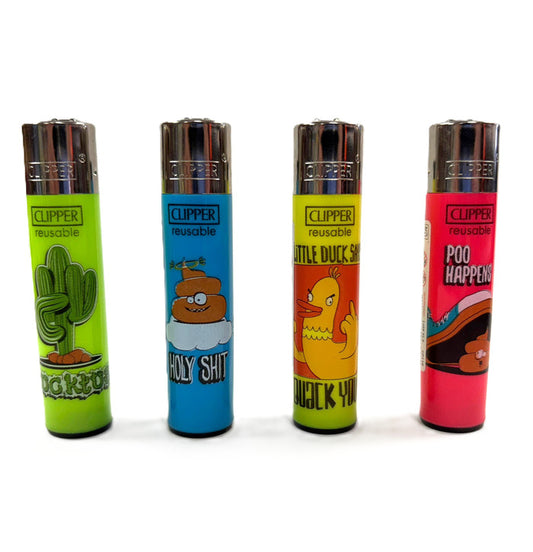 CLIPPER Reusable Lighter 4 pack