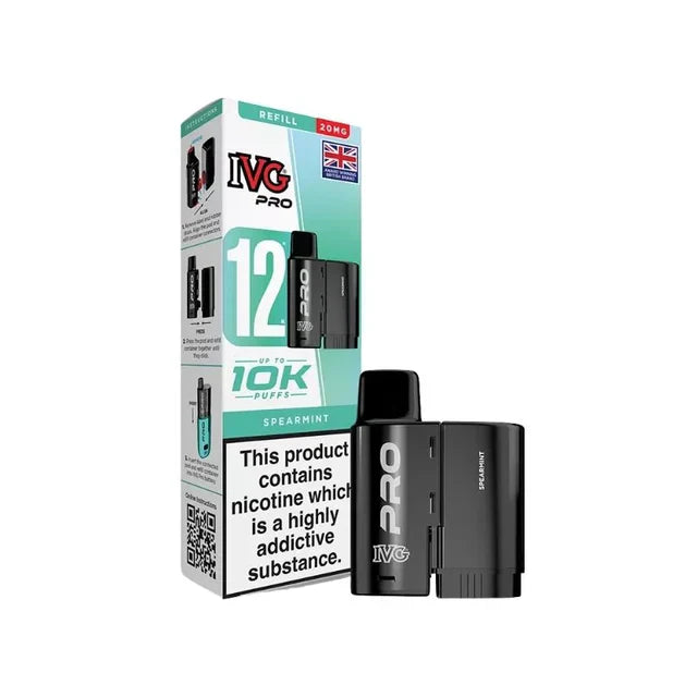 IVG Pro 12 Replacement Pods 20mg