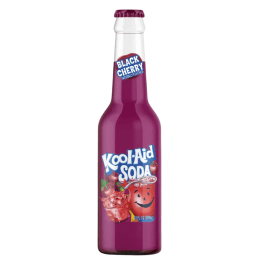 Kool Aid Soda Black Cherry Bottle 355ml (case of 12)