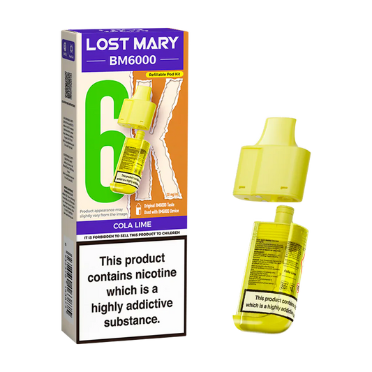 Lost Mary BM6000 Cola Lime Prefilled Pods