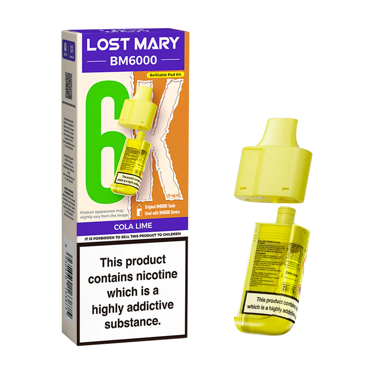Lost Mary BM6000 Prefilled Pods 20MG