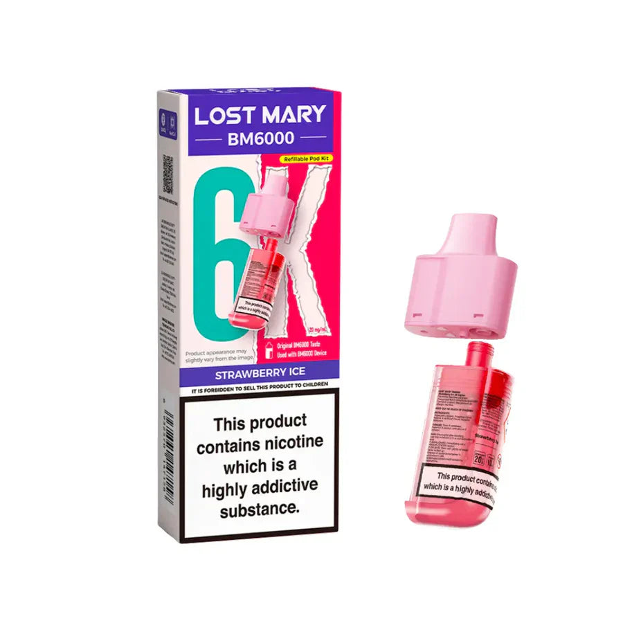 Lost Mary BM6000 10MG Refillable Pods