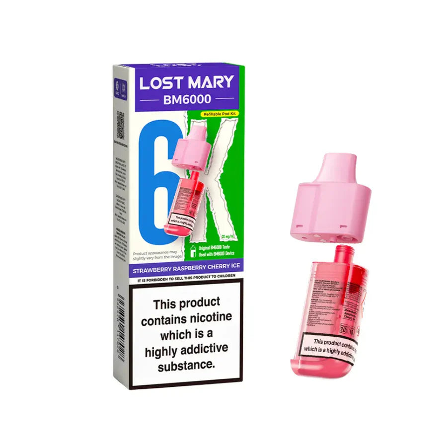 Lost Mary BM6000 10MG Refillable Pods