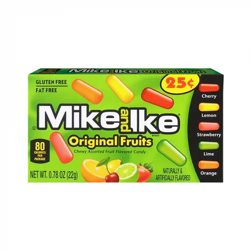 Mike and Ike Candy 22g Pack of 24