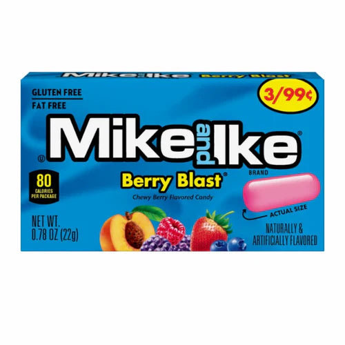 Mike and Ike Candy 22g Pack of 24