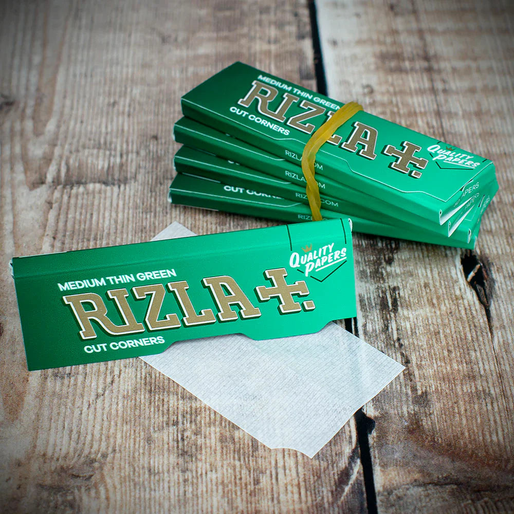 Rizla Regular Green Rolling Papers 100 packs