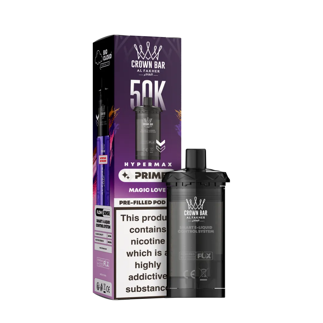 Al Fakher 50K Magic Love Hypermax Prime Prefilled Pod
