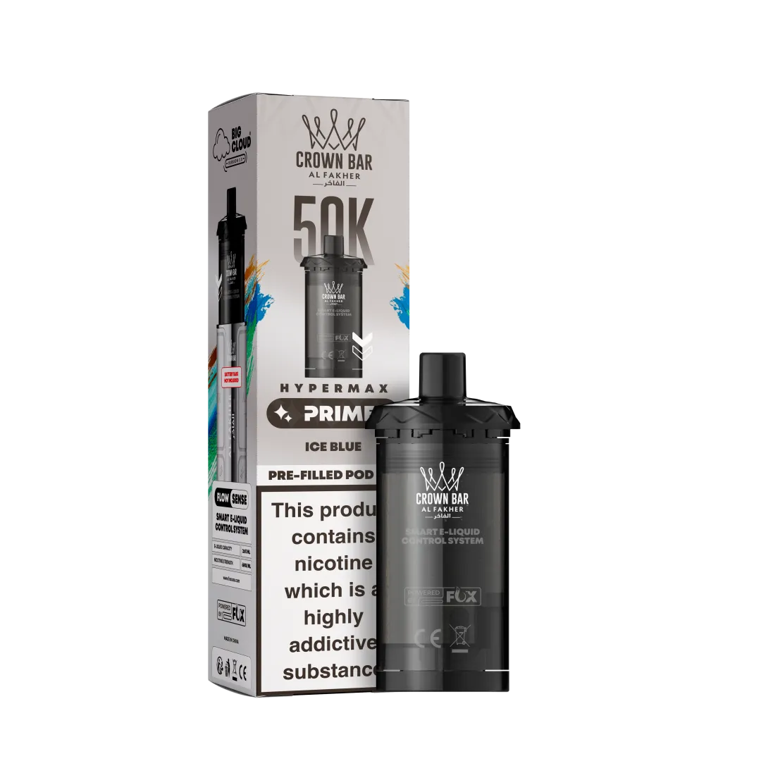Al Fakher 50K Ice Blue Hypermax Prime Prefilled Pod