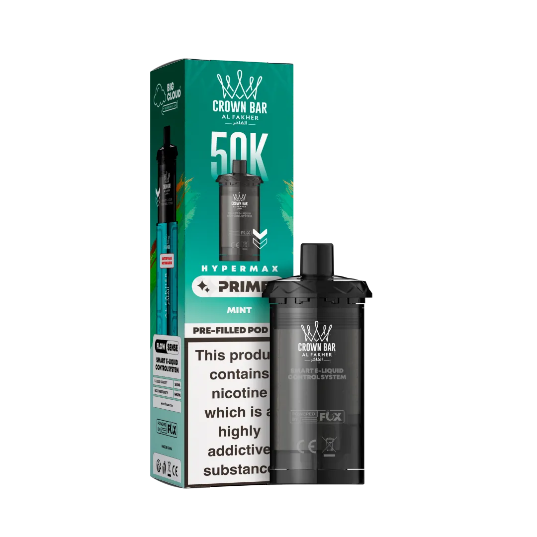 Al Fakher 50K Mint Hypermax Prime Prefilled Pod
