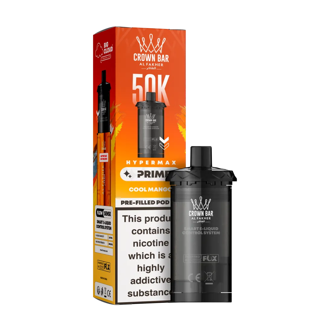 Al Fakher 50K Cool Mango Hypermax Prime Prefilled Pod