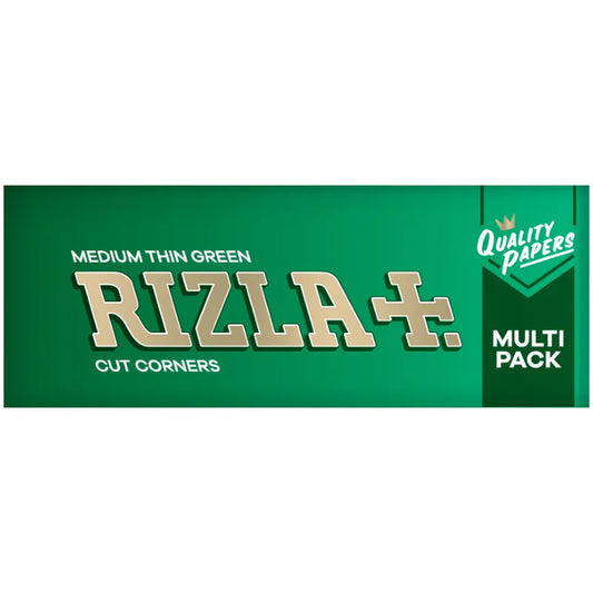 Rizla Green Medium Thin Rolling Papers 32 Per Booklets