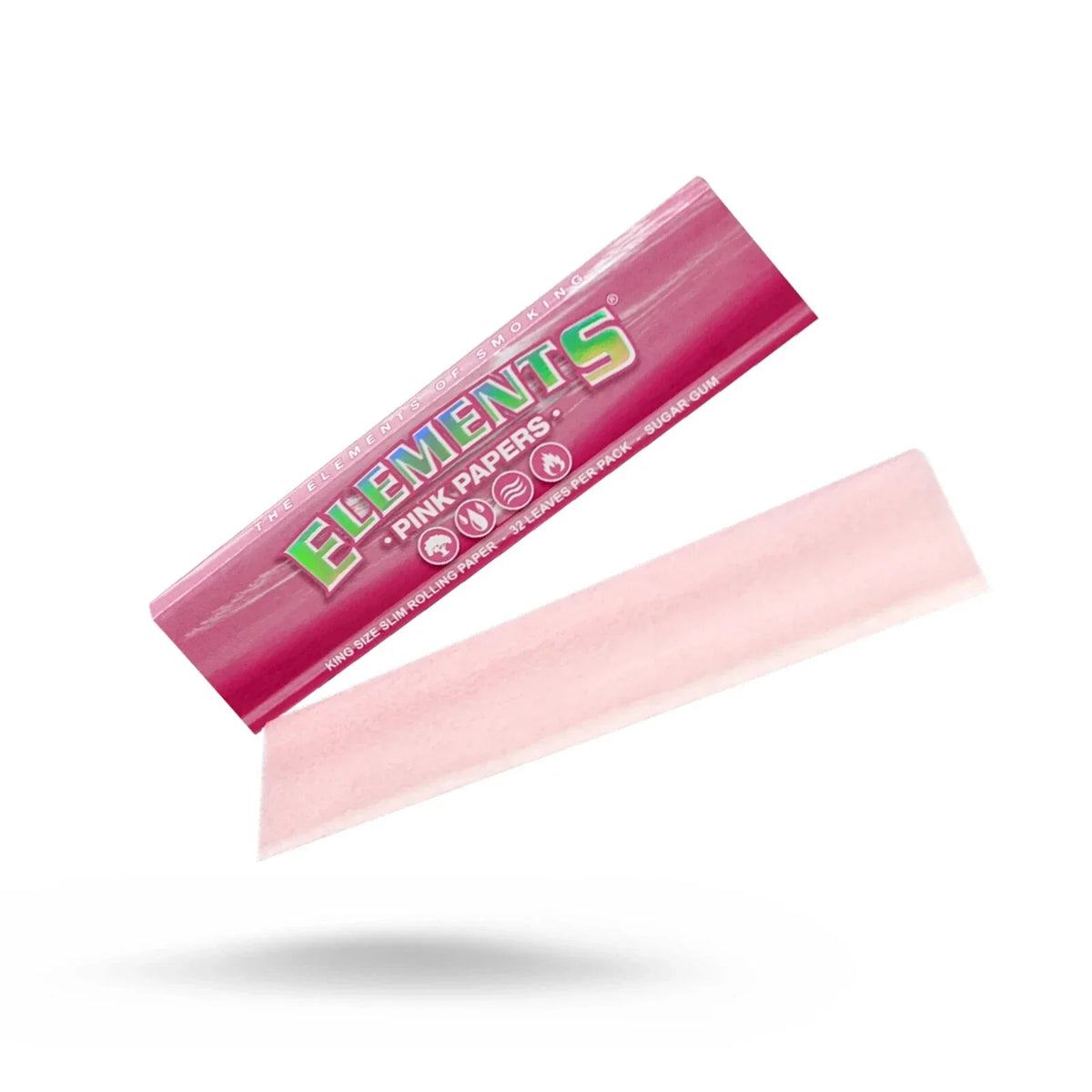 Elements PINK slim King Size 50's Ultra thin papers [30]
