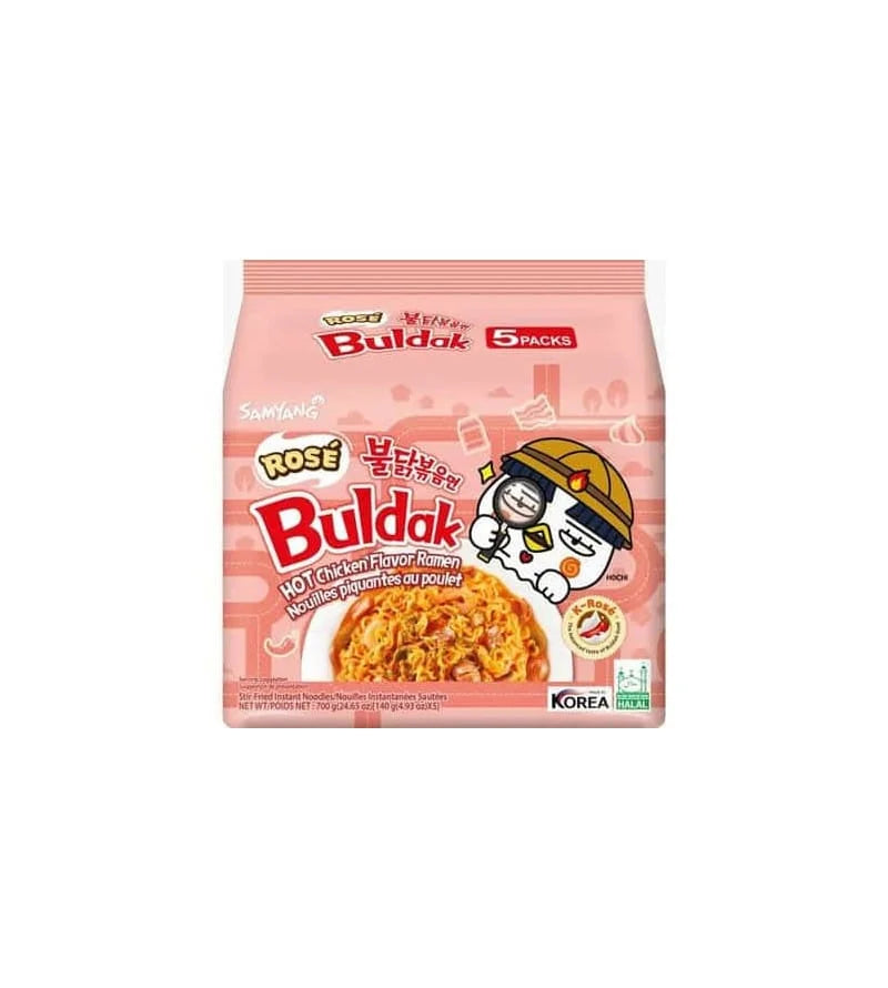 Samyang Noodles HOT CHICKEN DRIED RAMEN [140g x40] ROSE