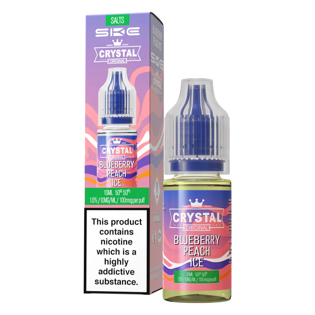 SKE Crystal Nic Salts E-liquids 10mg
