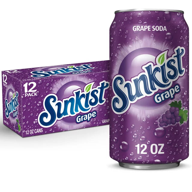 Sunkist Drinks 12oz can 355ML - 12 Pack