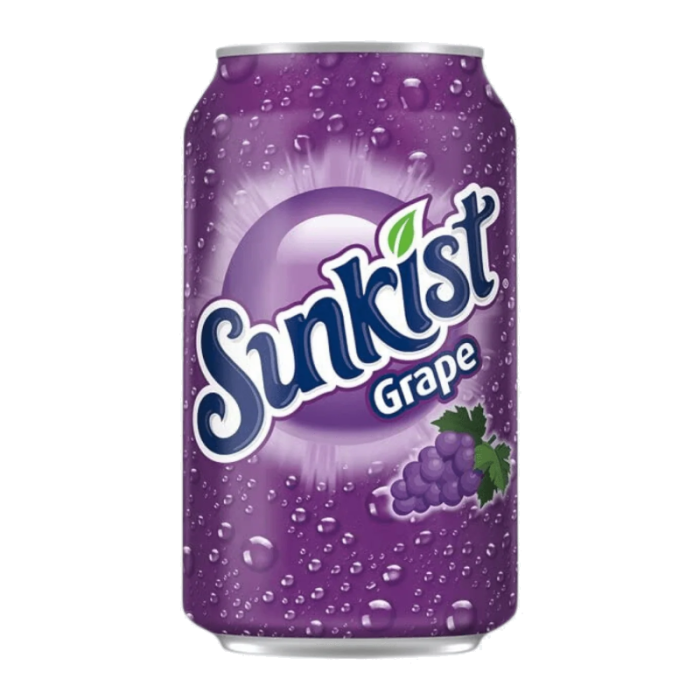 Sunkist Grape Soda 12oz can 355ml