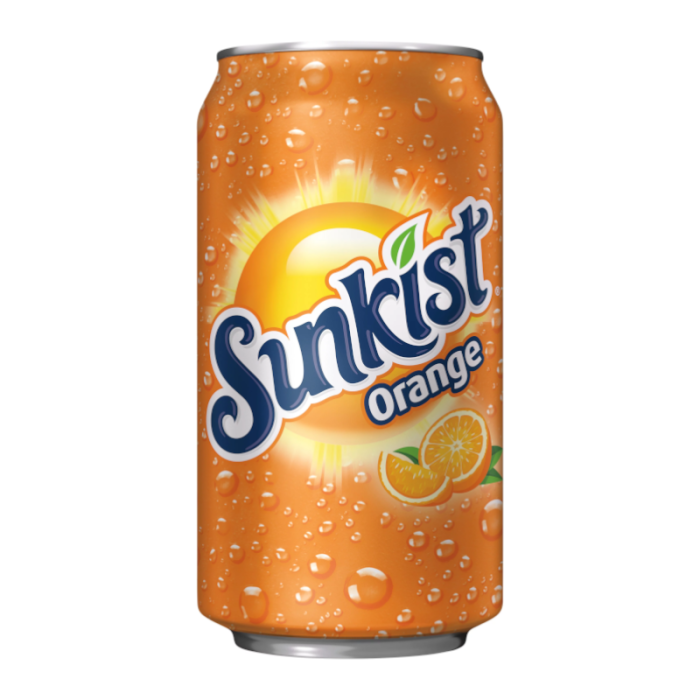 Sunkist Orange Soda 12oz can 355ml
