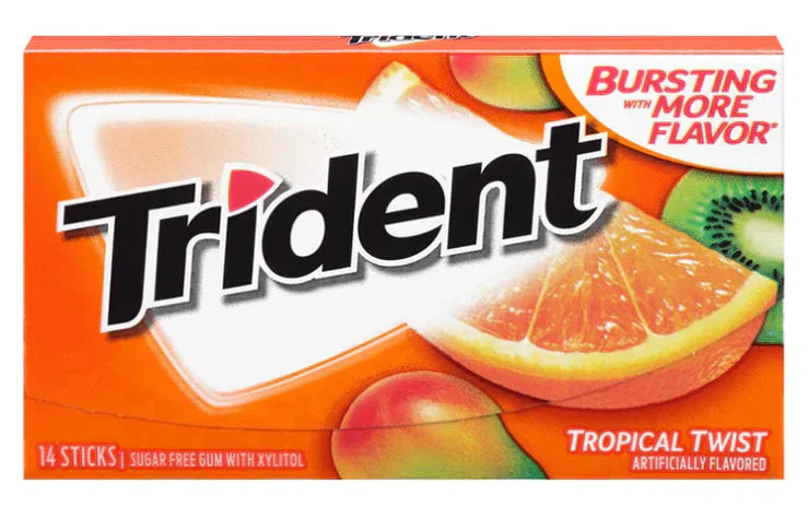 Trident Sugar Free Chewing Gum 14 Sticks